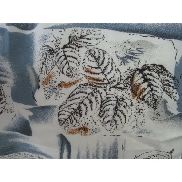 Memo's vintage 90s Men shirt CLUB/DISCO long sleeve pit to pit 24 abstract poly - Picture 6 of 8